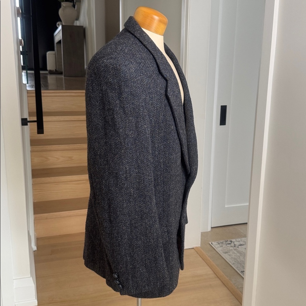 Vintage Harris Tweed Men's Blazer Sports Coat size approximately 42R or M - Picture 2 of 12